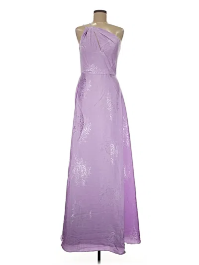 Marchesa Notte Cocktail Dress In Purple