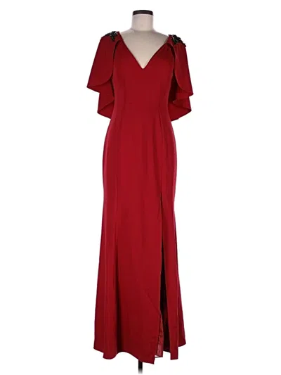 Marchesa Notte Cocktail Dress In Red