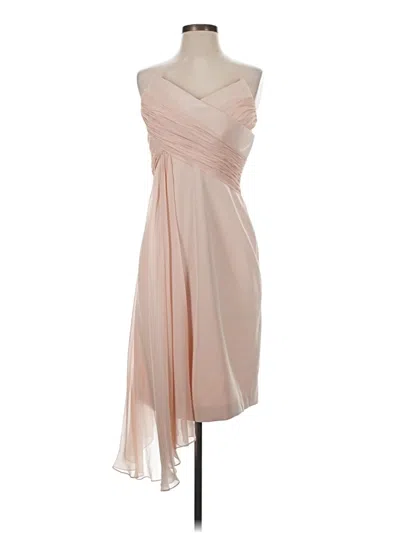Marchesa Notte Cocktail Dress In Tan