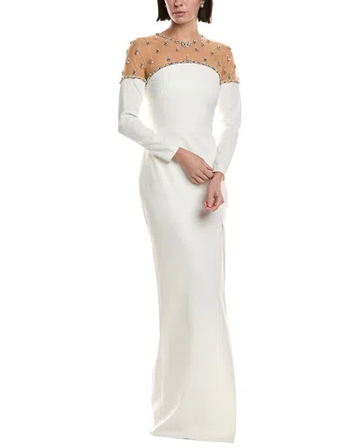 MARCHESA NOTTE MARCHESA NOTTE CREPE MAXI DRESS