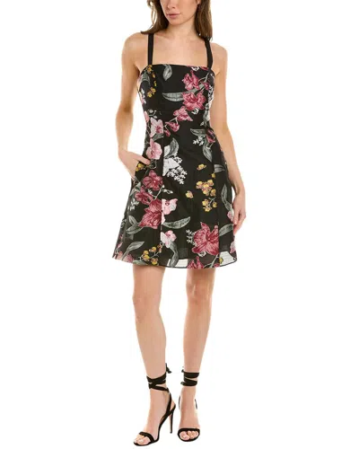 Marchesa Notte Fils Couple Mini Dress In Black