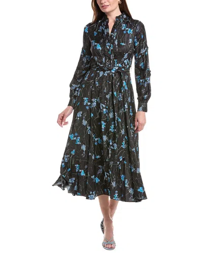 Marchesa Notte Fiorella Maxi Dress In Black