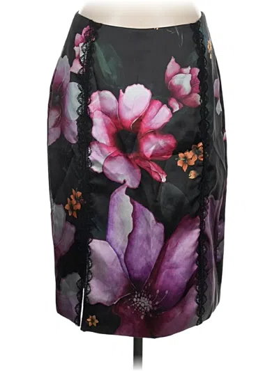 Pre-owned Marchesa Notte Formal Skirt In Black