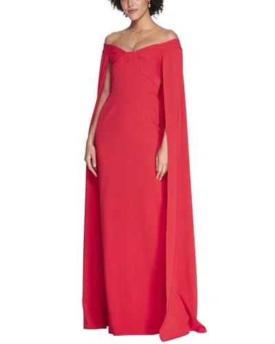 Marchesa Notte Gown In Red