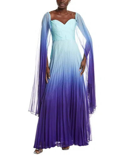 Marchesa Notte Gown In Animal Print