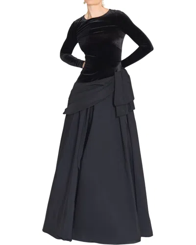Marchesa Notte Gown In Black