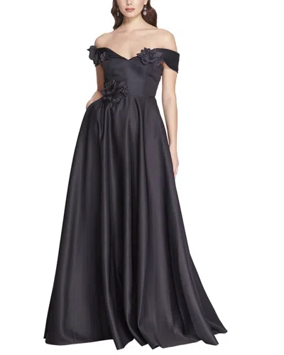 Marchesa Notte Gown In Blue