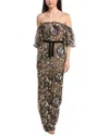 Marchesa Notte Gown In Multi