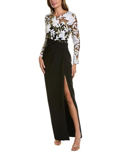 Marchesa Notte Gown In Black
