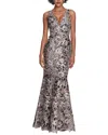 Marchesa Notte Gown In Multi
