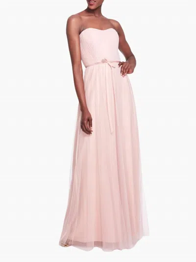 Marchesa Notte Imola Sweetheart Gown In Blush In Pink