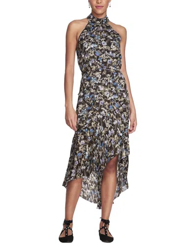 Marchesa Notte Juniper Midi Dress In Multi