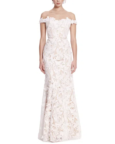 Marchesa Notte Lace Guipure Dress