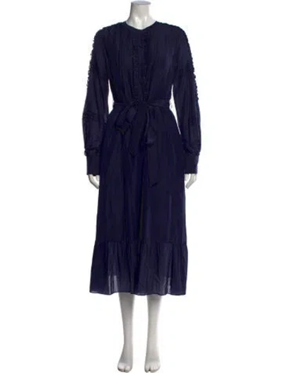 Pre-owned Marchesa Notte Long Dress W/ Tags In Blue