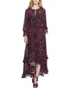 Marchesa Notte Marchesa Rosa Midi Dress In Purple