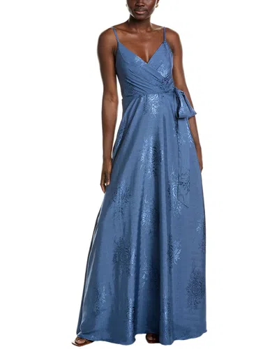 Marchesa Notte Matera Gown In Blue