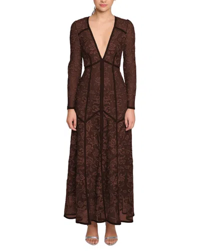 Marchesa Notte Maxi Dress In Multi