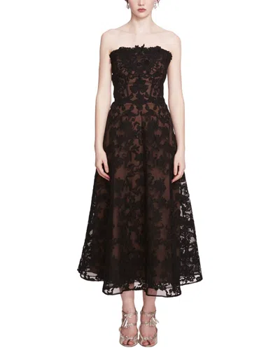 MARCHESA NOTTE MIDI DRESS