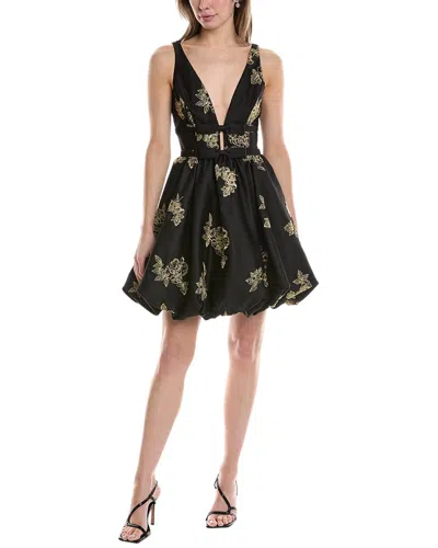 Marchesa Notte Mini Cocktail Dress In Black