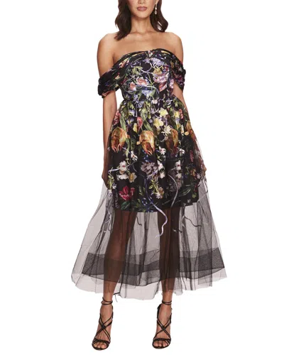 Marchesa Notte Mini Dress In Multi