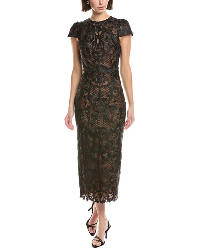 Marchesa Notte Noho Cocktail Dress In Black