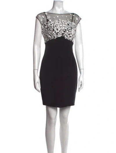 Pre-owned Marchesa Notte Nylon Knee-length Dress In Purple