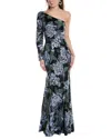 MARCHESA NOTTE ONE-SHOULDER GOWN