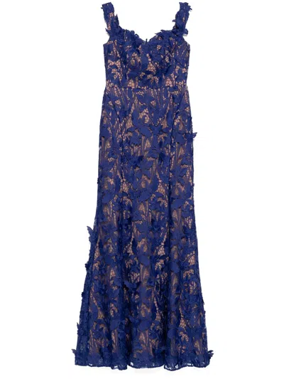 MARCHESA NOTTE ORGANIC LACE GOWN