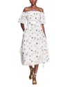 Shop Marchesa Notte Rosie Printed Dress