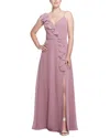 Marchesa Notte Siena Sleeveless Long Gown In Pink