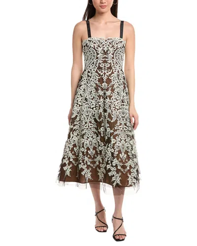 Marchesa Notte Soho Tulle Cocktail Dress In Multi