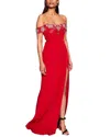Marchesa Notte Solid Dress In Multi