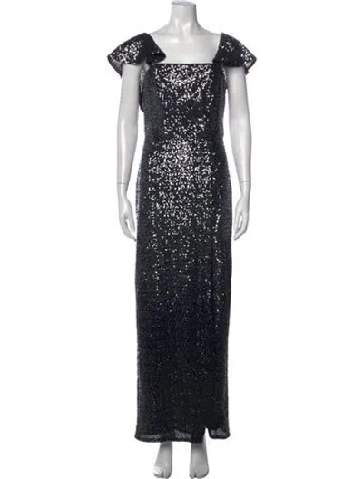 Pre-owned Marchesa Notte Square Neckline Long Dress W/ Tags In Multi
