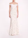 MARCHESA ORGANIC LACE GOWN