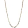 Marchesa Peachy Keen Cubic Zirconia Necklace In White