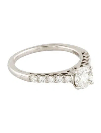 Pre-owned Marchesa Platinum 1.02ctw Diamond Engagement Ring In Multi