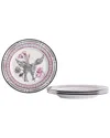 Marchesa Serengeti 4pc Dinner Plate Set In Multi
