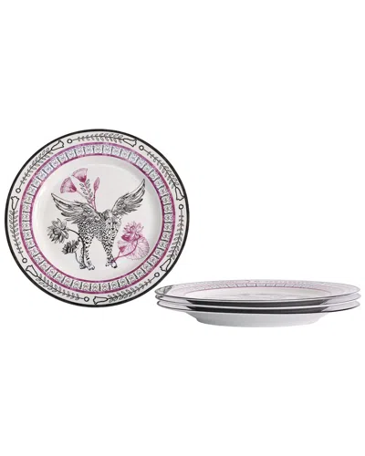 MARCHESA MARCHESA SERENGETI 4PC DINNER PLATE SET