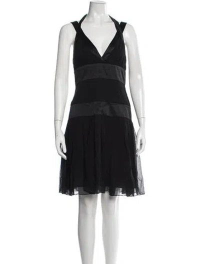Pre-owned Marchesa Silk Mini Dress In Multi