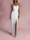Marchesa Twist Crepe Column Gown