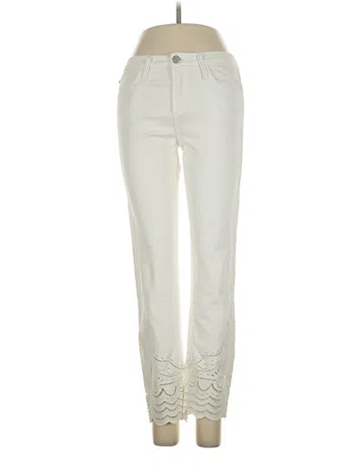 Pre-owned Marchesa Voyage Jeans In Ivory
