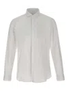 Marchesani Button Placket Long Sleeve Shirt In White