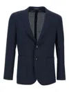 Marchesani Cavalier Buttoned Single-breasted Blazer In Blue