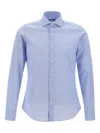 Marchesani Check-pattern Shirt In Blue