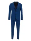 Marchesani Peak Lapel Two-piece Suit In Blue