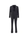 Marchesani Single-breasted Wool Suit In Black