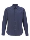 Marchesani Striped Button-down Shirt In Blue