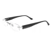 Marchon Women's Airlock 2 Al800/64 Eyeglasses In Silver/black In Silver