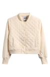 Marci Kids' Quilted Jacket In Neutral