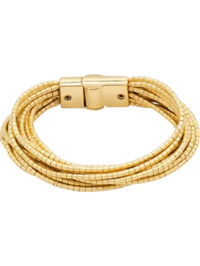 Marcia Moran Women's 14 Strand Beaded Bracelet In Gold